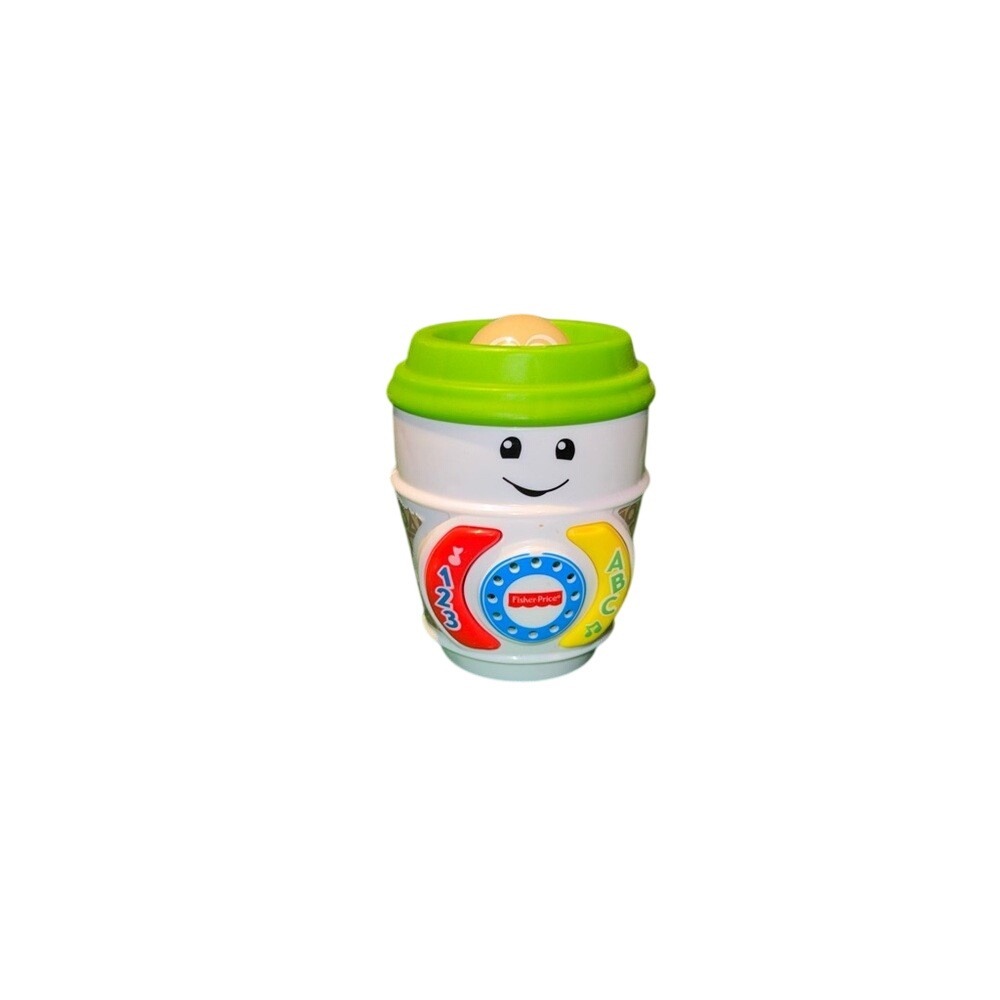 Fisher-Price Laugh & Learn On-the-Glow Coffee Cup Interactive Baby Toy GJD46‎